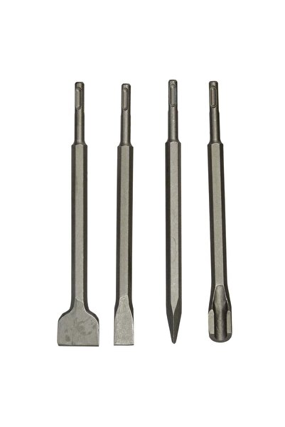 GEKO Σετ Καλέμια SDS Plus 250mm Για Μπετόν Τοιχοποιία Πέτρα Και Σοβά 4Τμχ