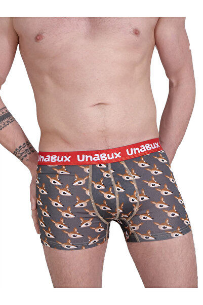 Unabux Boxer BLACK WHITE RABBIT