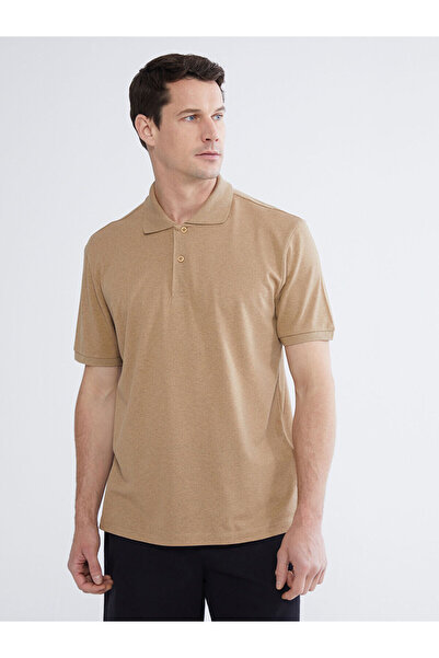 LC Waikiki Nevavm Polo Collar Pique Men's T-Shirt with Difference