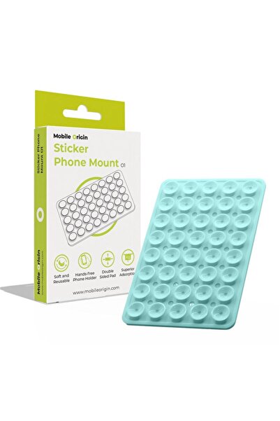Mobile Origin Suport autocolant universal cu ventuză pentru telefon O1, albas...