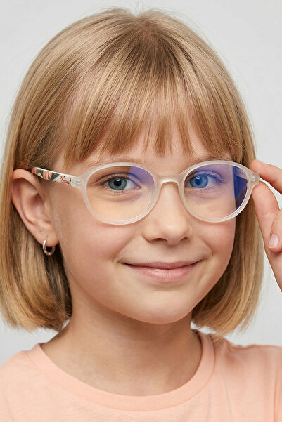 Cortina Special Patterned Girls' Screen Glasses with Blue Light Protection