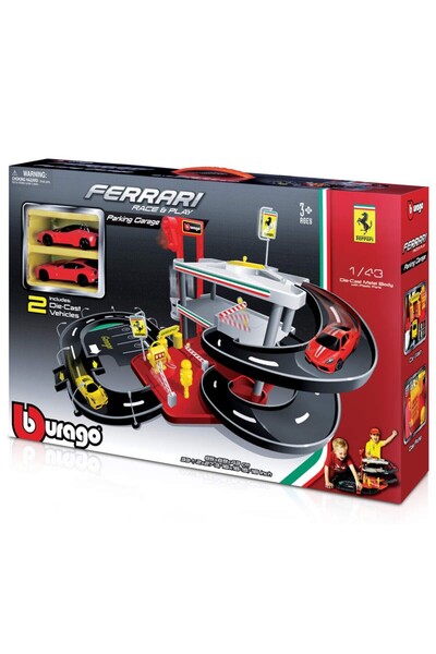 BBURAGO 18&minus;31204 Комплект за игра PARCARE FERRARI # 40;3 ниво& # 44; 2 ...