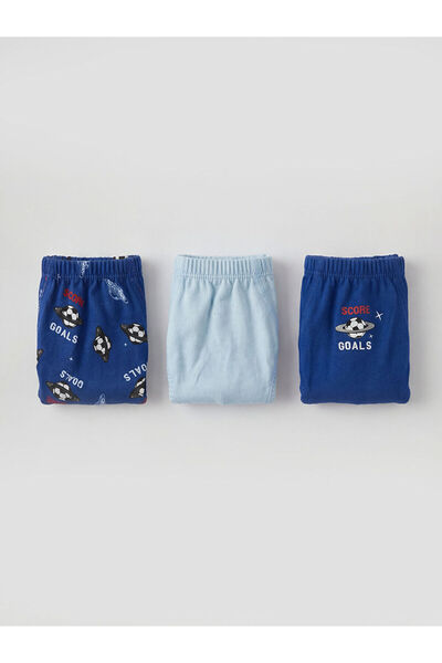 LC Waikiki Seray Noul Sezon cu model Chiloți pentru băieți, pachet de 3