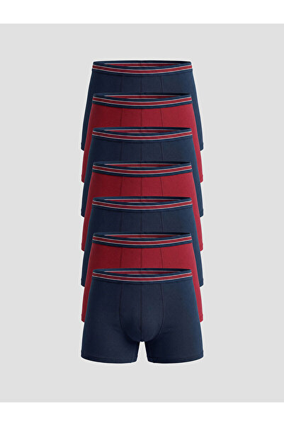 LC Waikiki Ozmarka New Season Standard Fit Cotton Flexible Men's Boxer 7-Pack