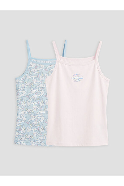 LC Waikiki Ozmarka New Season Cinnamoroll Printed Threaded Strap Girls' Under...