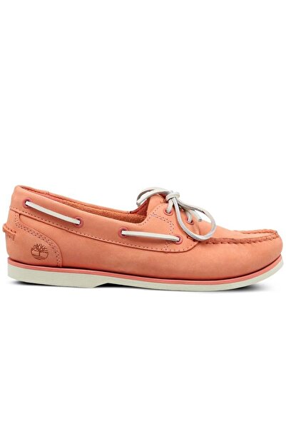 Timberland Mocasini de damă - Classic Boat - mărime 37 - roz din piele nubuc ...