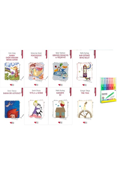 CAN 1. Sınıf Okuma Seti 8 Kitap (KALEM SET HD)