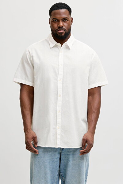 Jack & Jones Plus Size Short Sleeve Shirt - Breeze