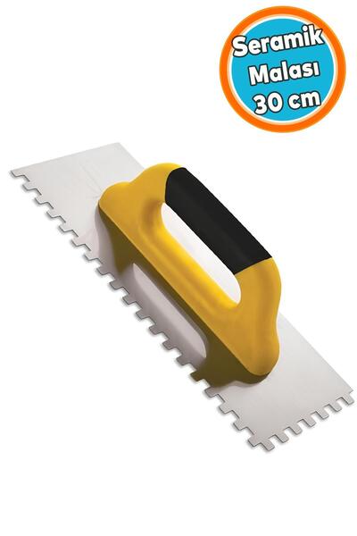 NZB Metal Seramik Malası Plastik Saplı 30 cm Harç Derz Sıva Yüzey Düzleştirme...
