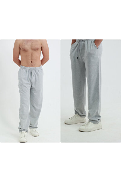 KİMSE GÖRMEDEN Men's Unisex Sweatpants with Piping, 2-Piece Set, 2 Pieces, Co...