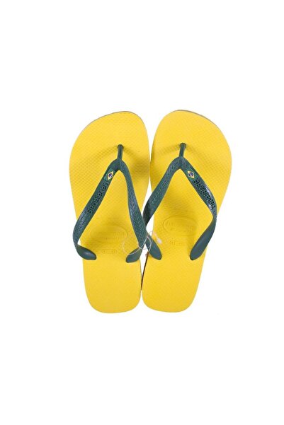 OEM Havaianas Șlapi damă - Brasil - mărime 36 - galbeni verde cauciuc - plajă...