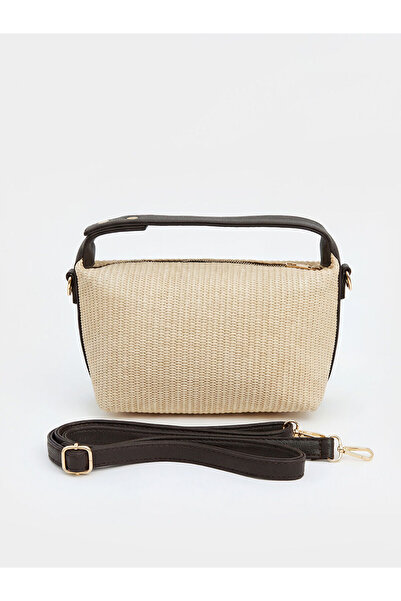 LC Waikiki Özmarka Νέα Σεζόν Στυλ Ψάθινης Εμφάνισης για Γυναίκες Τσάντα ώμου