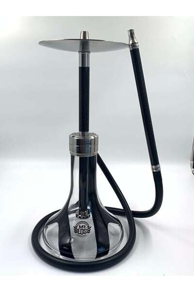 MR EDS Mr.Eds E24 Big Boss Pro Carbon Siyah Çelik Nargile Takımı