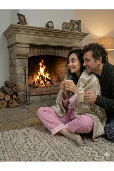 Damlaiso Lux Patterned Tv Blanket 125*170