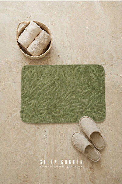 Sleep Garden كالما حصيرة حمام أخضر مضاد للانزلاق 40x60