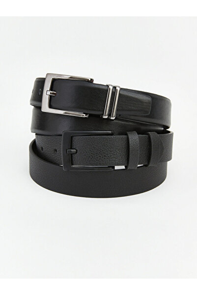 LC Waikiki Vlastiti brend Nova sezona Kožnog izgleda Muški Kaiš 2-pak