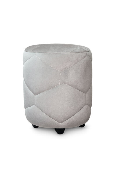 Ratemo Mobilya Tekerlekli Puf Tabure – Döşemelik Kumaş Silindir Puf Koltuk | ...