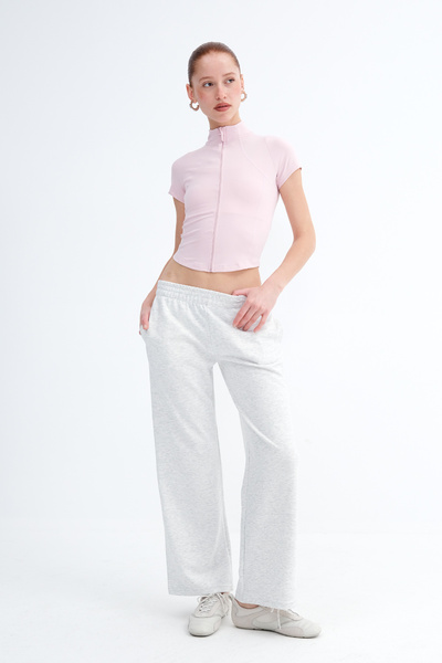 Addax Glittery Wide Leg Tracksuit Eşf12840