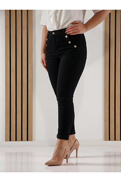 Zaira Γυναικείο τζιν Anika Baggy Fit Μαύρο #A1401 - 4XL