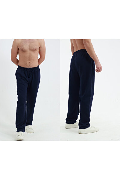 KİMSE GÖRMEDEN Men's Unisex Sweatpants with Piping, 2-Piece Set, 2 Pieces, Co...