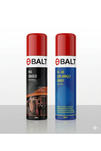 BALT Pas Sökücü + BL40 Çok Amaçlı Multi Sprey 2x200ml