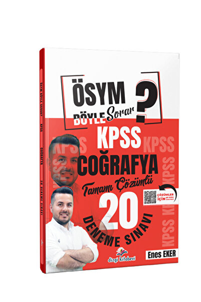 Dizgi Kitap ÖSYM Böyle Sorar 2026 KPSS Coğrafya Tamamı PDF Çözümlü 20 Deneme ...