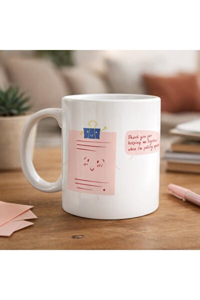 CT STONES Thank You for Keeping Me Together Written Porcelain Mug Model 28 Me...