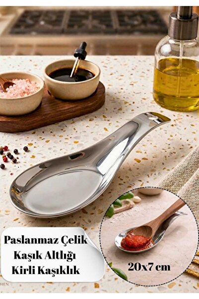 EMPA A V M Paslanmaz çelik ocak yanı kirli kaşık, kepçe altlığı