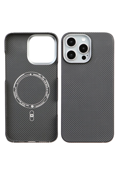 Casen iPhone 16 Pro Max Uyumlu Premium Karbon Fiber Kılıf Darbe Emici Kamera ...