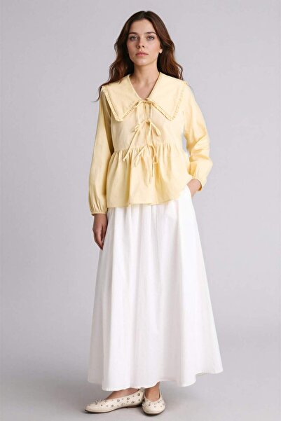 DeFacto A-Line Poplin Skirt H0060Ax26Sp