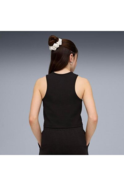 Puma Μαύρο εφαρμοστό γυμνόσακο με σχέδια για κορίτσια, δεκαετία του '90