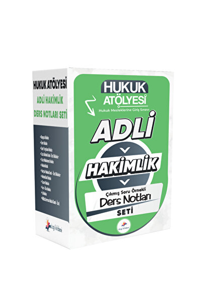 Dizgi Kitap 2026 Hukuk Atölyesi Adli Hakimlik Çıkmış Soru Örnekli Ders Notlar...