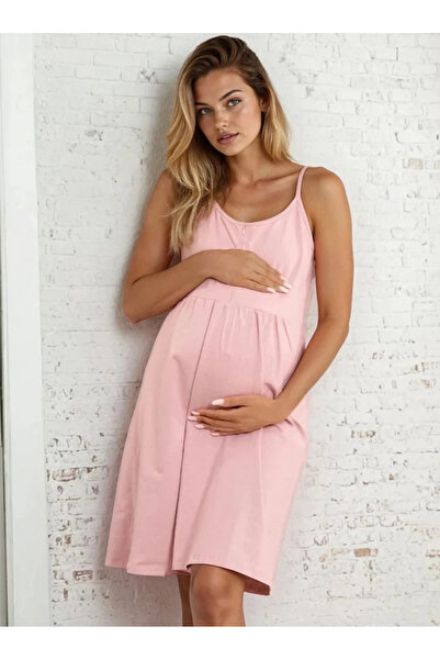 Formommy Camasa de maternitate si alaptare Merry Pink, din bumbac, in lungime...