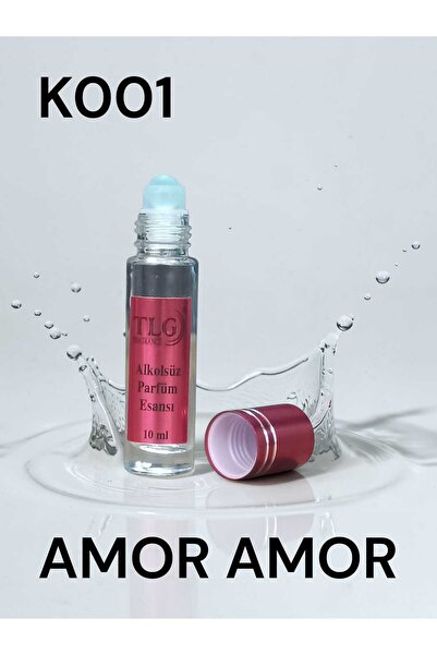 TLG TLGK001e010 Amor Amor Roll-On Şişe Alkolsüz Kadın Parfüm Esansı, 10 ml