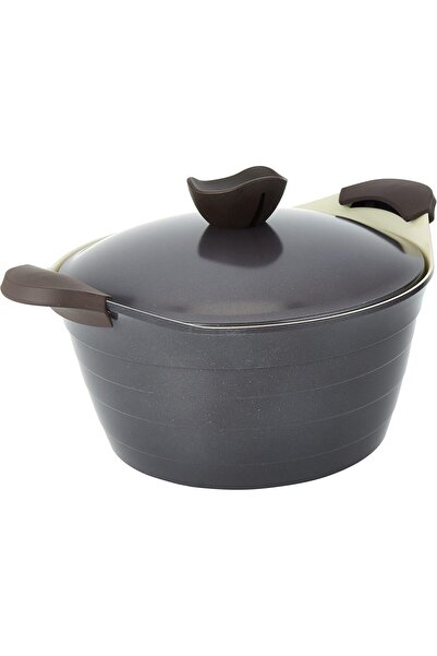 korkmaz züccaciye قدر كوركماز ناتورا، 24 × 12 سم، 5.5 لتر - قدر طهي من الفولا...