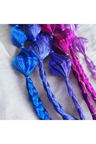 The Cloudish Shop Coada de cal din păr artificial pentru fete, cu cataramă bu...