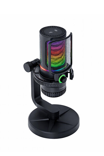EXENAR Condenser Yayıncı Mikrofonu Profesyonel RGB PC/PS4/PS5 Gamer Oyuncu Ti...