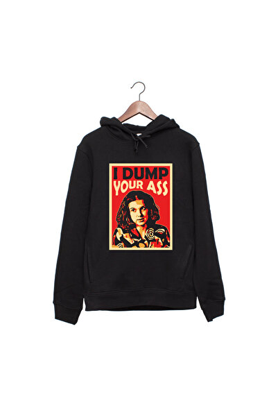 Kartier Hanorac negru unisex I dump your ass