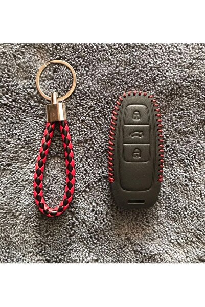 CİHAN GROUP Audi A6 A7 A8 E-Tron Q8 C8 A3 Leather Key Protection Case and Kni...