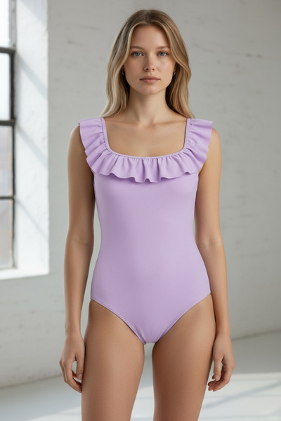 Nilmay mayo Women's Ruffle Swimsuit