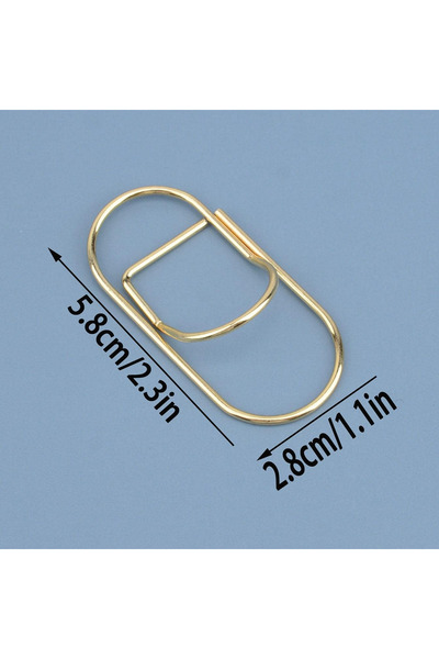 Choice1 golden Multicolor Metal Writing Pen Clip - Creative Multifunctional P...