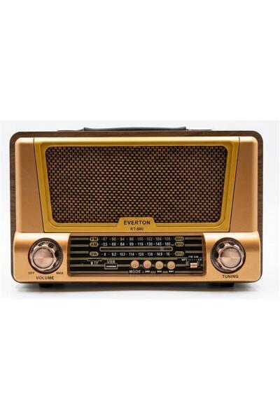 Everton Rt-580 Bluetooth Fm-Usb-Tf-Aux Şarjlı Nostaljik Radyo