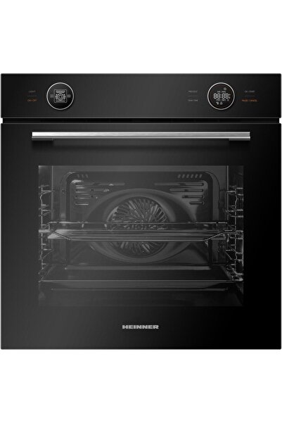 Heinner Cuptor incorporabil HBO-M7210GCDRC-GBK, 72L, 10 funcții, A+, touch, g...