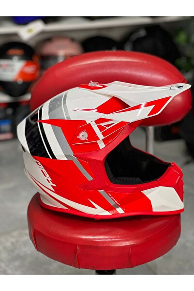 Origin CROSS KASK KIRMIZI-BEYAZ