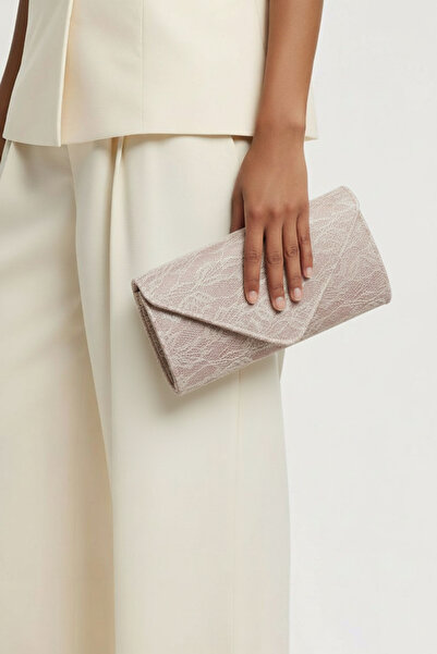 BERNİS YAĞCIOĞLU ZİNCİRLİ ASKILI MİNİ ABİYE ÇANTA LÜKS CLUTCH GECE ÇANTASI KA...