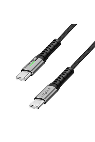 LogiLink Cablu USB-C la USB-C CU0441, USB 3.2 Gen, 0,5 m, PD 240 W, 20 Gbps, ...