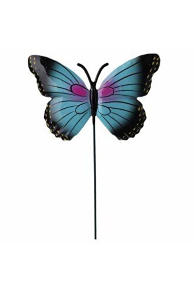 Koopman قطعة واحدة من زينة الحديقة المزخرفة على شكل فراشة منقوش