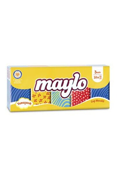 Maylo 4 Pocket Tissues, Pack of 10