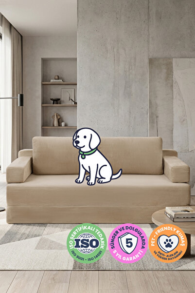 Mobidu Fold 3’lü Aktivite Koltuk – Yatak Olabilen Modüler Kanepe – Fitilli Ka...