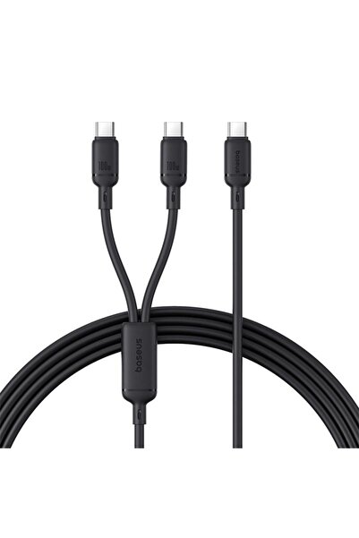 Baseus Pudding Cable USB-C to USB-C 100W 1.5 m Black
